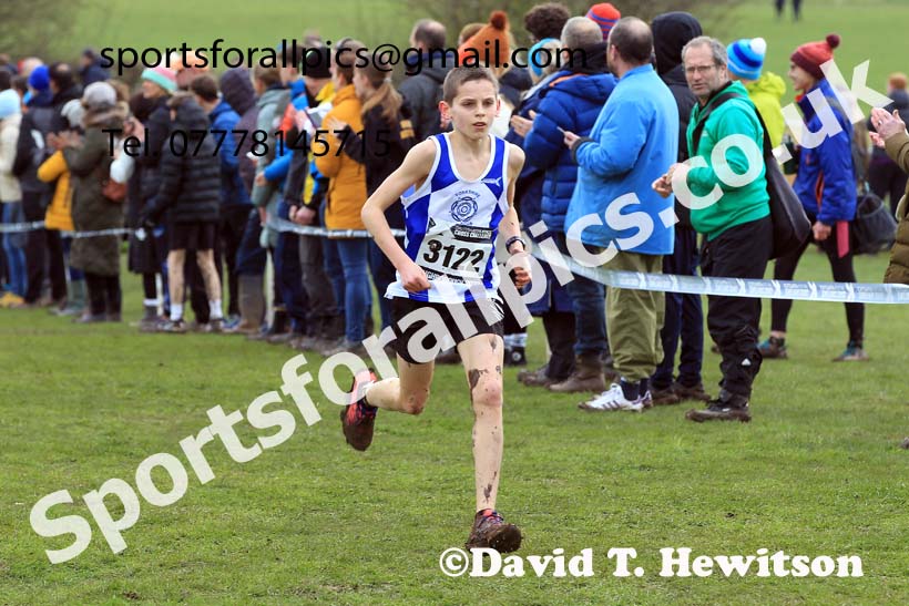 Boys Under-13s 2023 UK CAU Inter Counties Cross Country Champs, Prestwold Hall, Loughborough. Photo: David T. Hewitson/Sports for All Pics